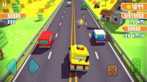 Blocky Highway Traffic Racing