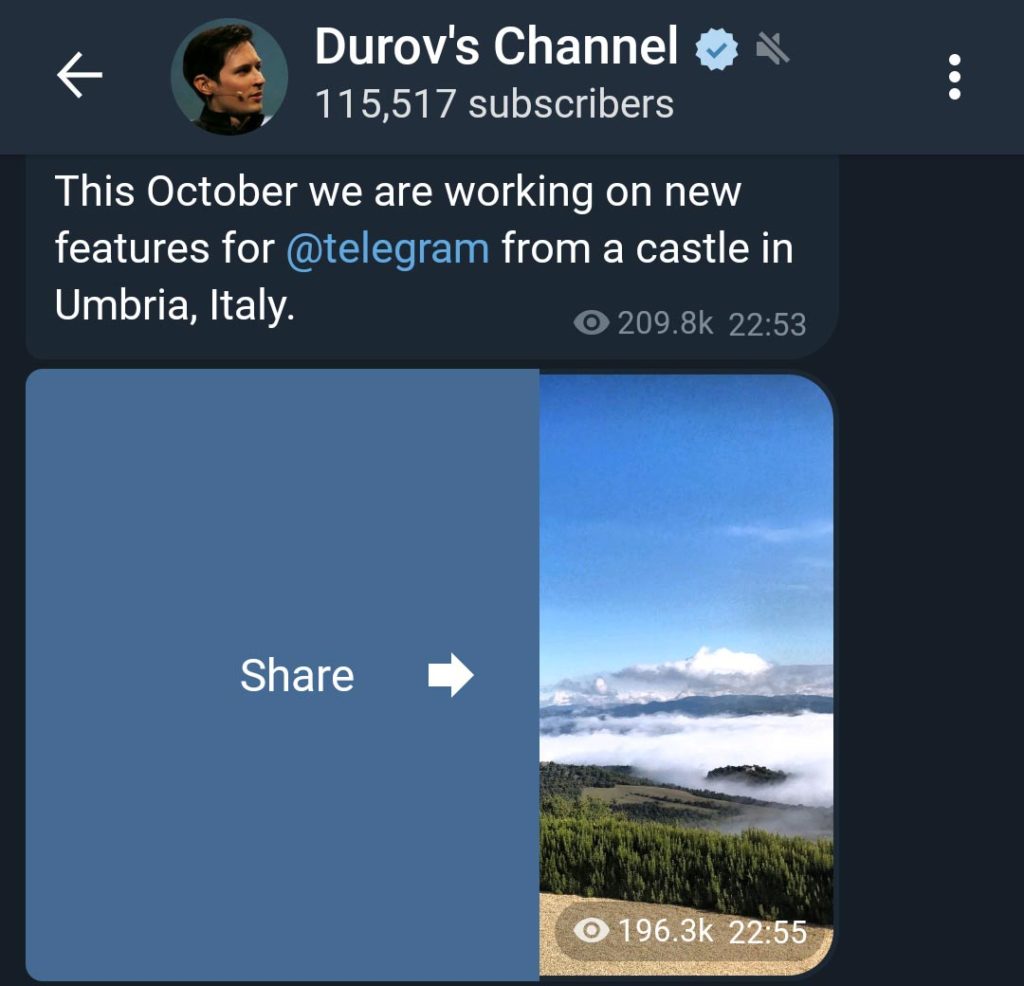 Telegram X на Android
